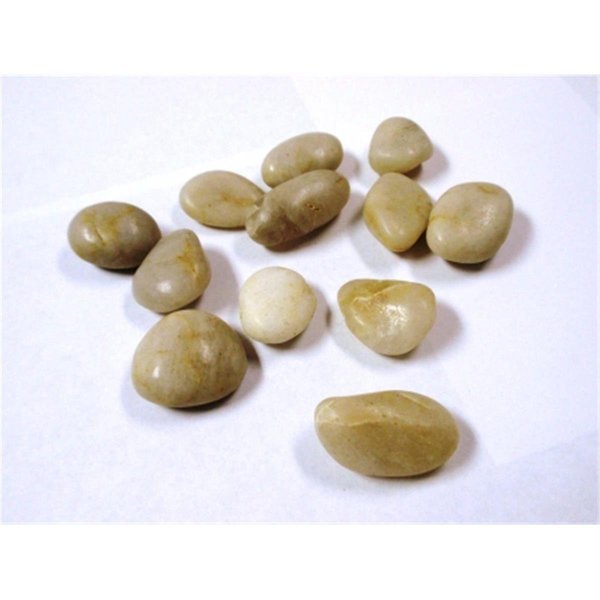 Vista 1.2-2 in. Extra Large Polished Stone Bag, 2 lbs - Natural Mixed Colors VI2626633